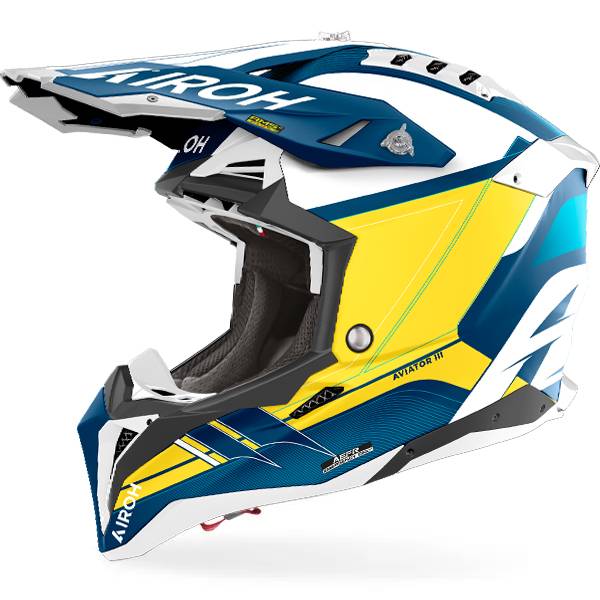 airoh aviator 3 helmet III GLORY  USA Aviator 3 raises the level of competition and redefines the standards of an offroad helmet GoPro Camera Mount | Chin