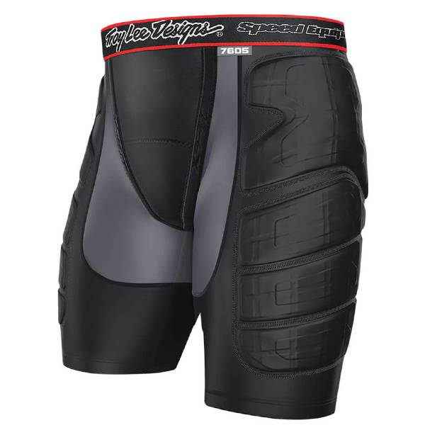 Troy Lee Designs 7605 Protection Shorts - Black | Dirtbikexpress™