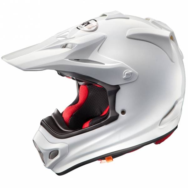 White 2025 mx helmet