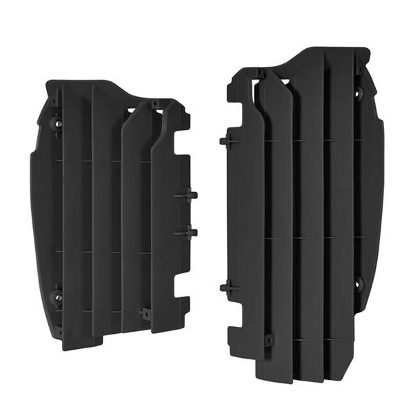 United Kingdom product data sample: Polisport Kawasaki KXF Radiator Louvres - Black / KXF 250 17-20