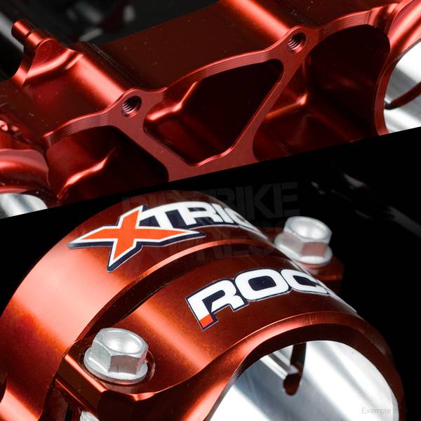 XTrig ROCS Tech Triple Clamp Set Honda - Red | Dirtbikexpress™