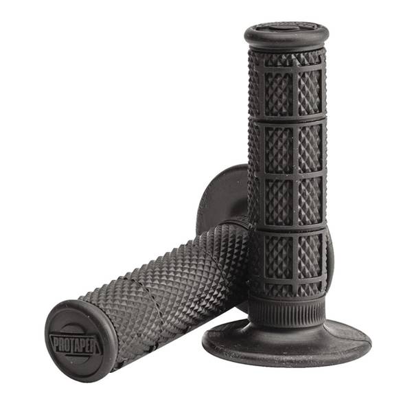 Pro Taper Single Density Full Diamond MX Grips —