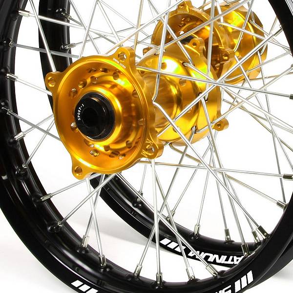 gold dirt bike rims