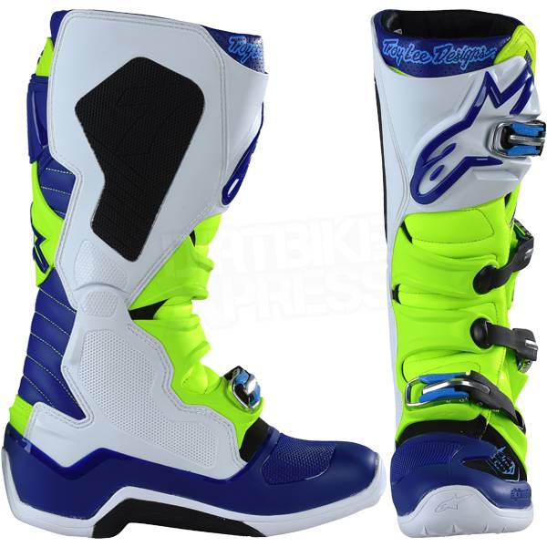 Botas motocross FOX Instinct 2.0 Flo Yellow en Stock