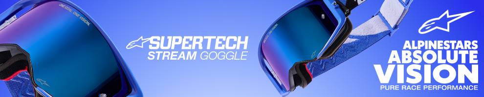 Alpinestars Supertech Corp Goggles at Dirtbikexpress Alpinestars Supertech Corp Goggles Absolute Vision