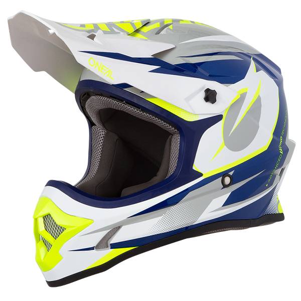 Blue best sale motocross helmet