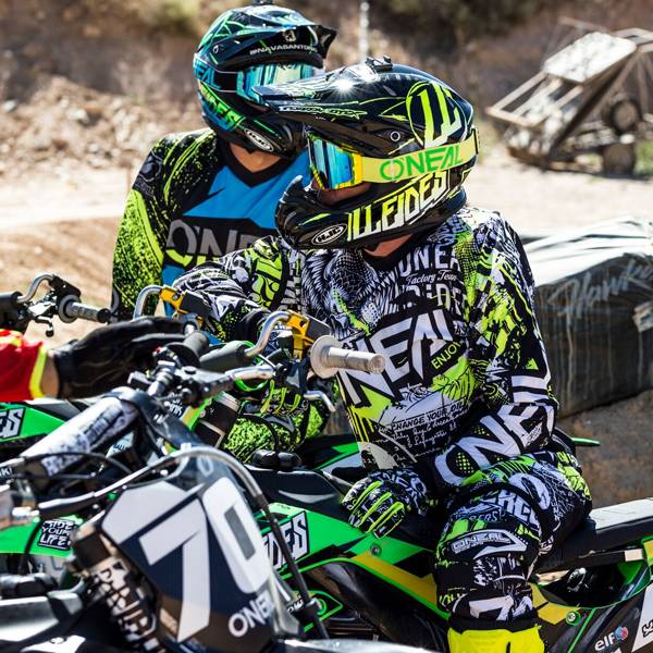ONeal Element Attack Black Hi Viz Jersey | Dirtbikexpress™