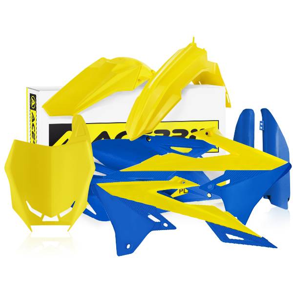 Acerbis Plastic Kit - Suzuki RMZ - Yellow Blue | Dirtbikexpress™
