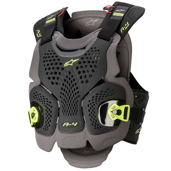 Alpinestars A4 Max Black Anthracite Chest Protector Dirtbikexpress