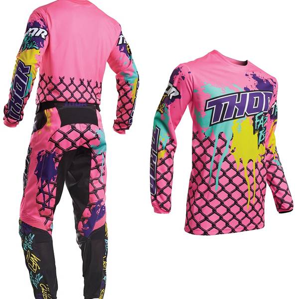 Maillot Moto Enfant Thor Pulse S20 Fast Boyz Rose Cross Enduro Vente en  Ligne 