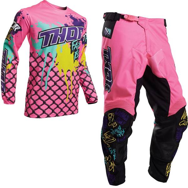 Thor Kids Pulse Fast Boyz Pink Jersey Dirtbikexpress