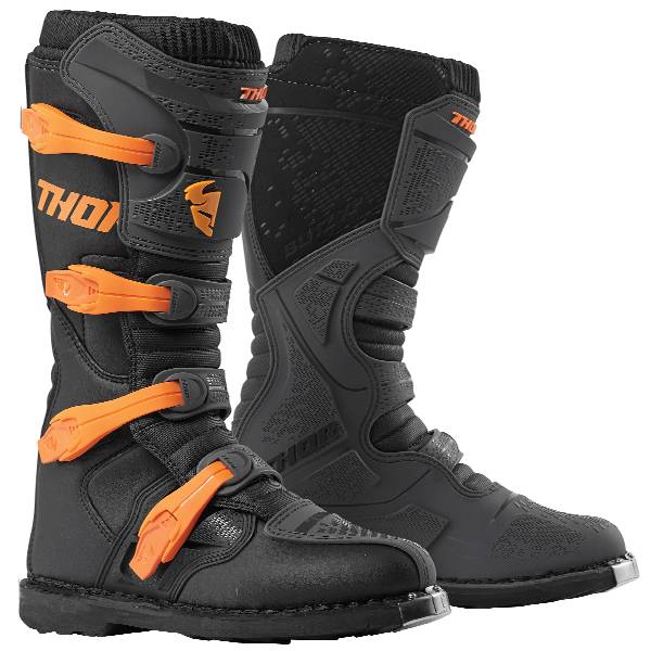 Thor Blitz XP Charcoal Orange Boots