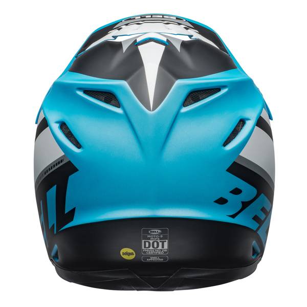 Bell Moto 9 MIPS Prophecy White Black Blue Helmet | Dirtbikexpress™