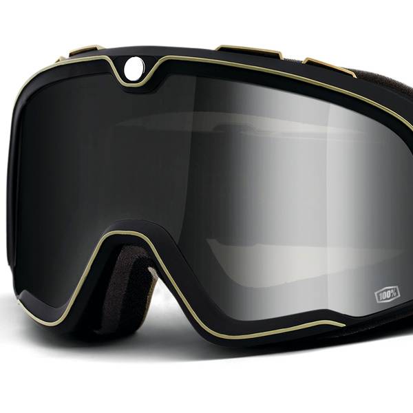 100% Barstow Classic Deus Ex Machina Silver Lens Goggles | Dirtbikexpress™