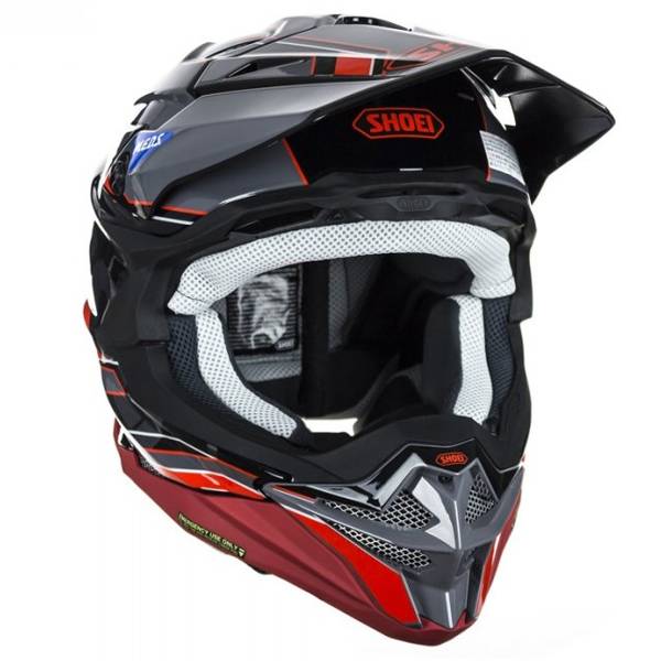 Shoei VFX-WR Allegiant TC1 Red Black Helmet | Dirtbikexpress™