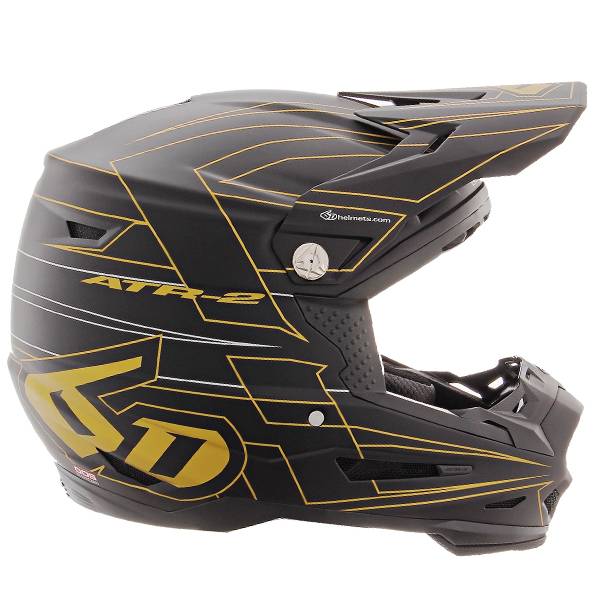 Gold dirt bike discount helmet