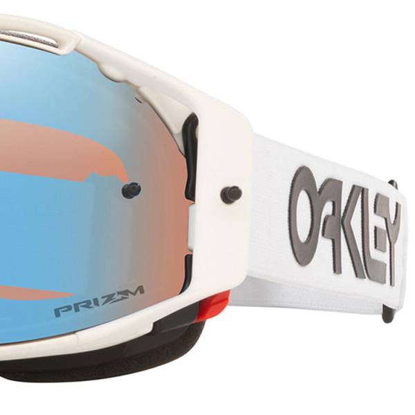 Gafas motocross Oakley Airbrake MX Factory Pilot White Prism Saphire