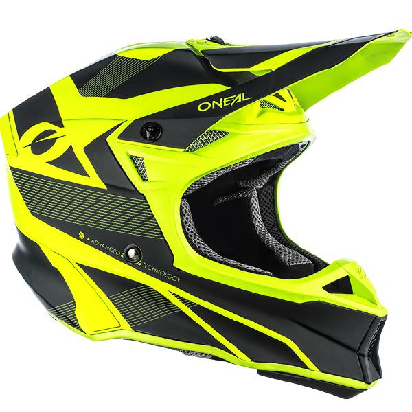 neon motocross helmet