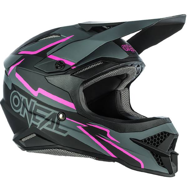 Pink best sale motocross helmet