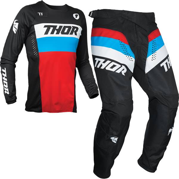 Youth Pulse Racer Pants Black/red/blue 