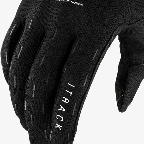 Black motocross hot sale gloves