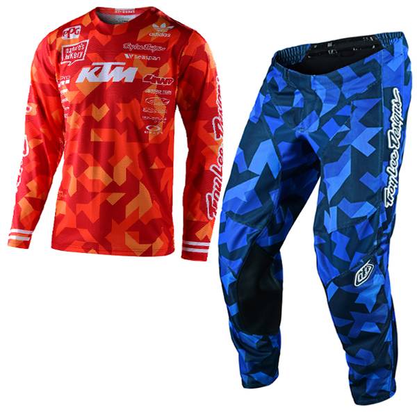 Bike pants TLD GP AIR CONFETTI light and fully ventilated