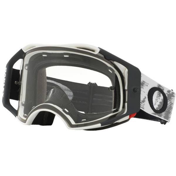 Oakley Airbrake Matte White Speed Clear Goggles | Dirtbikexpress™