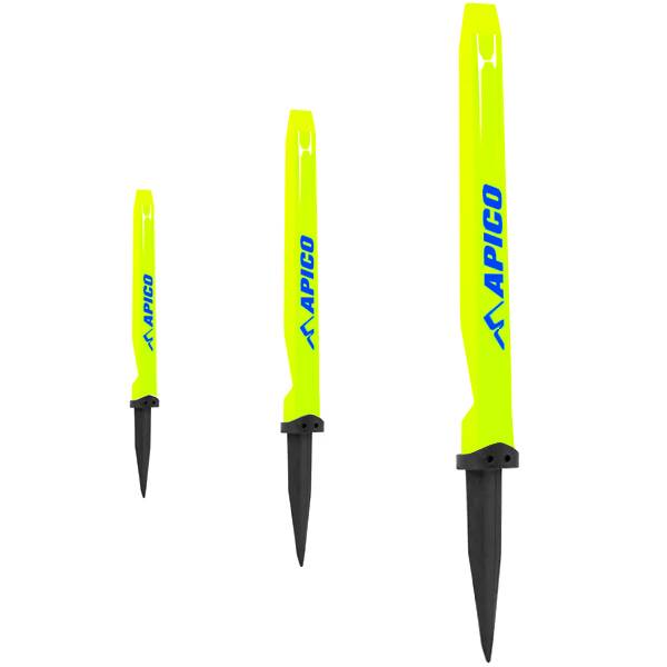 Apico Track Fluo Yellow Blue Marker Post | Dirtbikexpress™