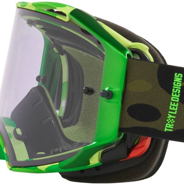 Oakley Airbrake Troy Lee Dazzle Green Lowlight MTB Goggles