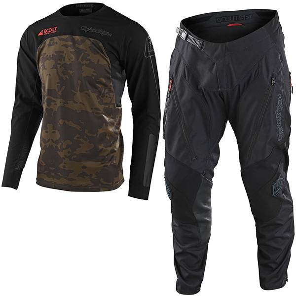 Troy Lee Designs Scout SE Systems Black Enduro Adventure Pants