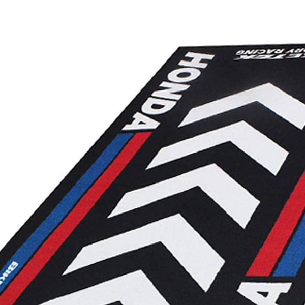 BikeTek Series 4 Checker Board Garage Mat – Non-Slip, 190x80cm, Nylon, Motorcycle Workshop
