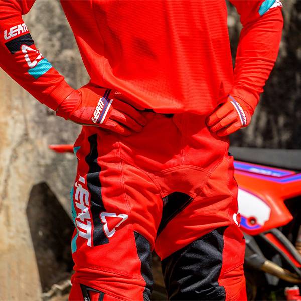 Leatt Kids Moto 1.5 Red Gloves | Dirtbikexpress™