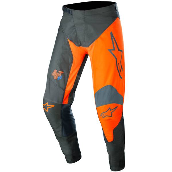 Alpinestars Racer Supermatic Jersey – Maglia Antracite/Arancione, Abbigliamento Tecnico Moto, Uomo - 2