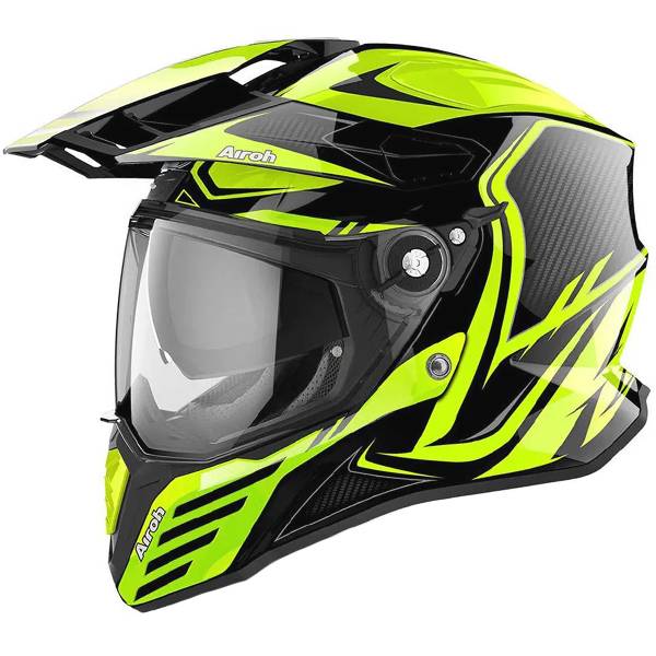 Helmet On-Off Airoh COMMANDER Factor White Gloss