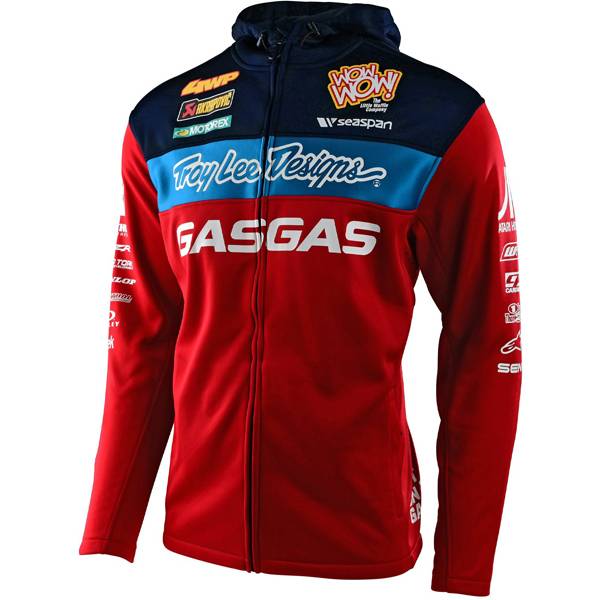 Troy Lee Designs 2021 Team GasGas Red Pit Jacket | Dirtbikexpress™