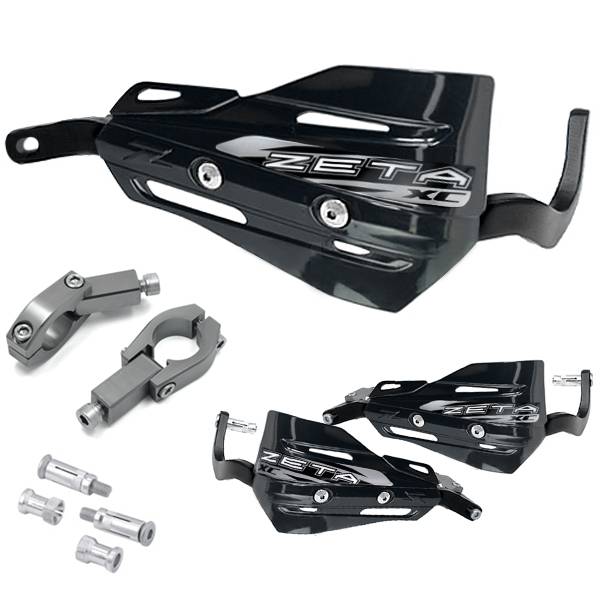 Zeta XC Armor-Guard Black Handguard Kit | Dirtbikexpress™