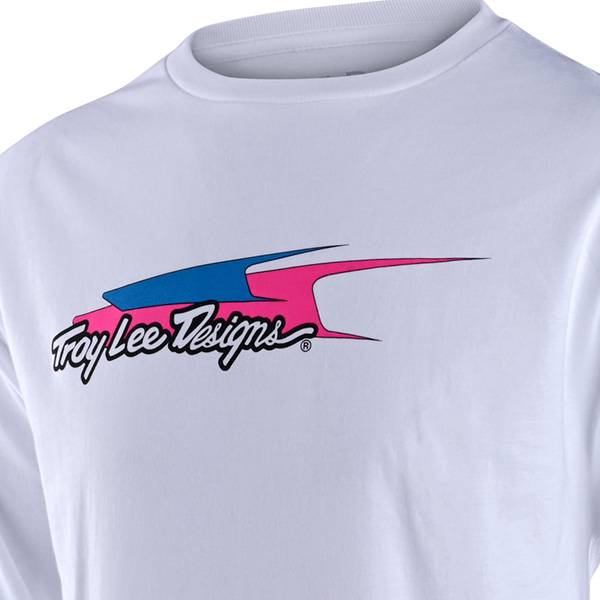 Troy Lee Designs Aero White Long Sleeve T Shirt | Dirtbikexpress™