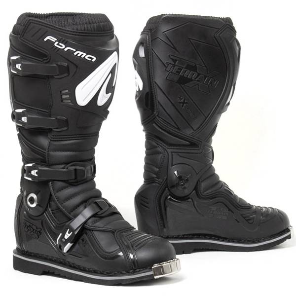 Forma Terrain Evolution TX Black Motocross Boots Dirtbikexpress