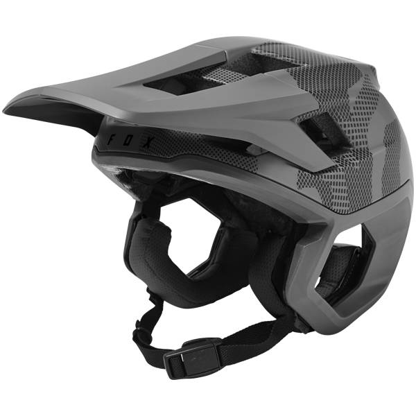 Fox Racing Dropframe Pro Grey Camo MIPS MTB Helmet Dirtbikexpress