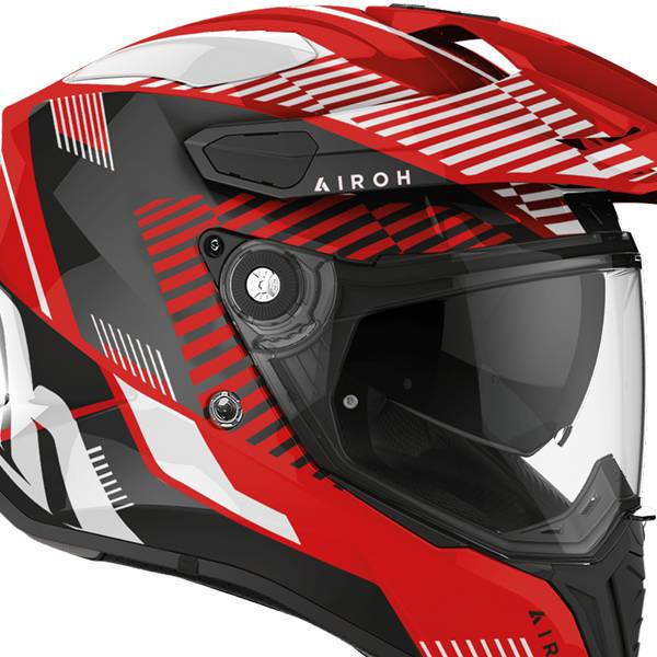 Airoh Commander Boost Red Gloss Adventure Helmet