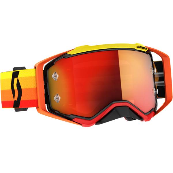 Scott Prospect California Edition Orange Yellow Chrome Goggles