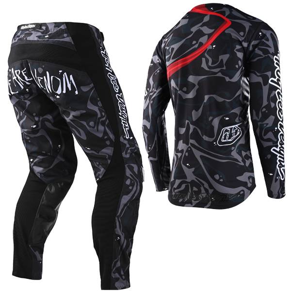 Troy Lee Designs Kids GP Venom Black Ltd Edition Kit Combo