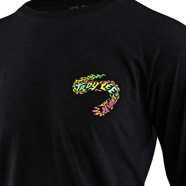 Troy Lee Designs Tallboy Demon Long Sleeve T Shirt Black