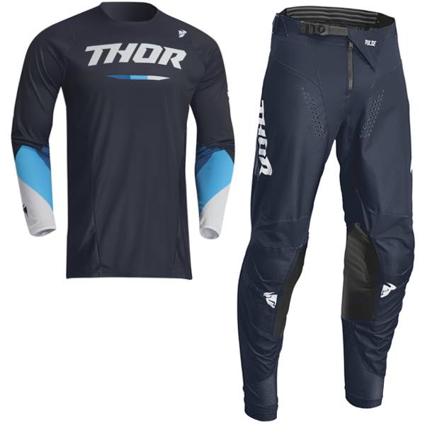 Thor Pulse Combat midnight white motocross jersey