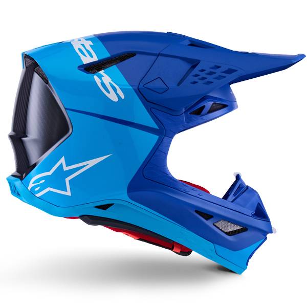 Alpinestars Supertech SM10 Flood Met Blue Med Blue Black Carbon