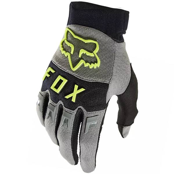 Fox Racing Dirtpaw CE Grey Yellow Gloves