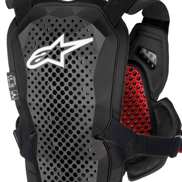 Alpinestars A-1 Offroad Körperschutz Schwarz Anthrazit