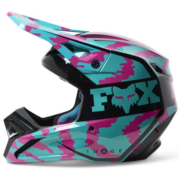 Teal motocross helmet online