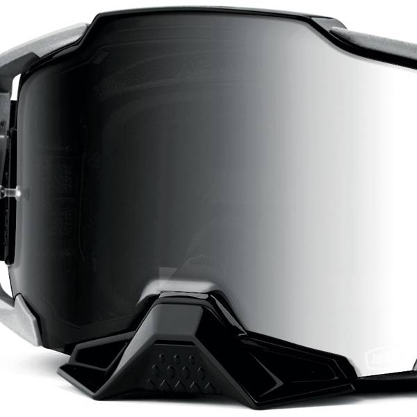 100% Armega Renen S2 Silver Mirror Lens Goggles | Dirtbikexpress™