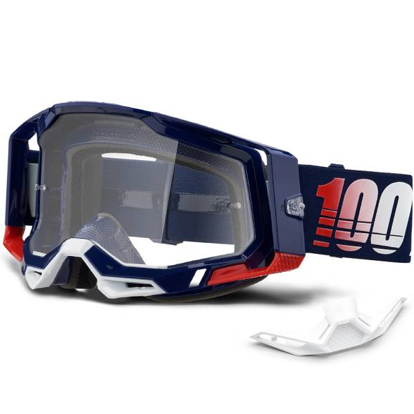 100 Racecraft Goggles 100 Goggles Clear Lens 100% Racecraft